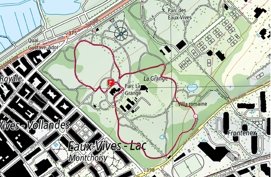 Tracé Antigel Night Run